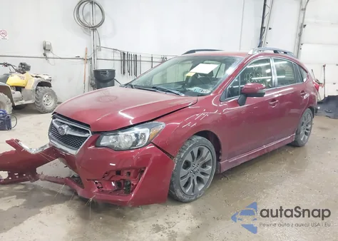 2016 Subaru Impreza 2.0I Sport Premium from USA, damaged, VIN JF1GPAP67G8300520